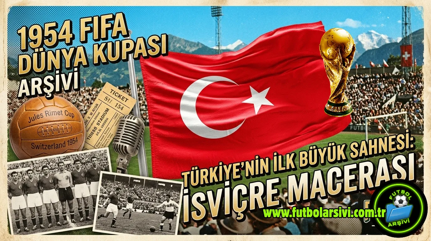 1954 FIFA D�nya Kupas� Ar�ivi: T�rkiye''nin �svi�re Maceras�